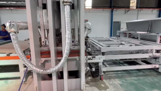 ซื้อ 4X8 เครื่องพิมพ์ร้อนรอบสั้น พลาวู้ด เมลาไมน์ ลาย 1800 ตัน online manufacture